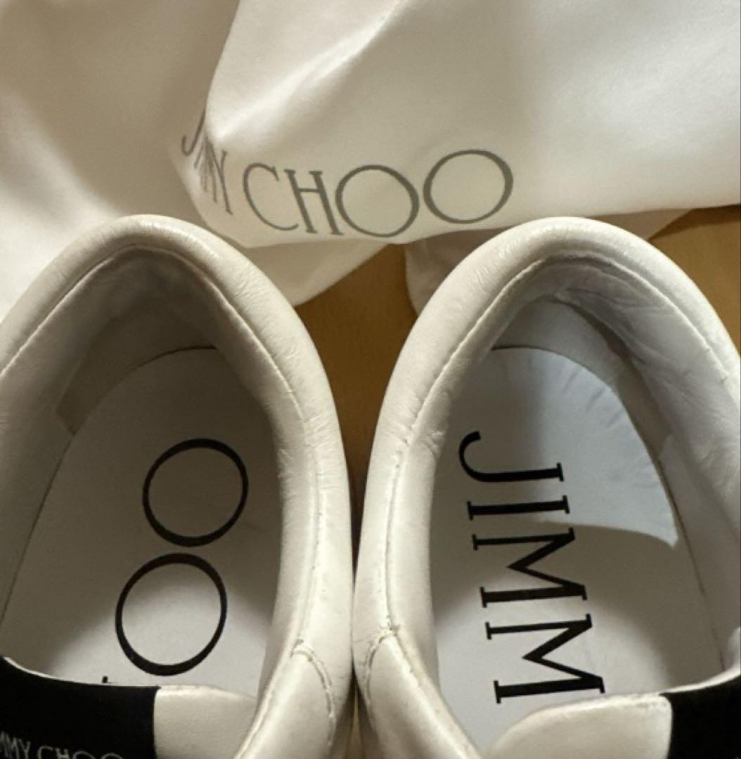 極美品JIMMY CHOO ホワイト ピンク Hawaii スニーカー JIMMY CHOO ホワイト ピンク Hawaii スニーカー - メルカリ
