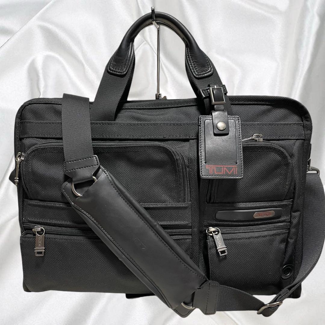 【TUMI】美品トゥミ 2way ビジネス ブリーフ 263108 ショルダー黒