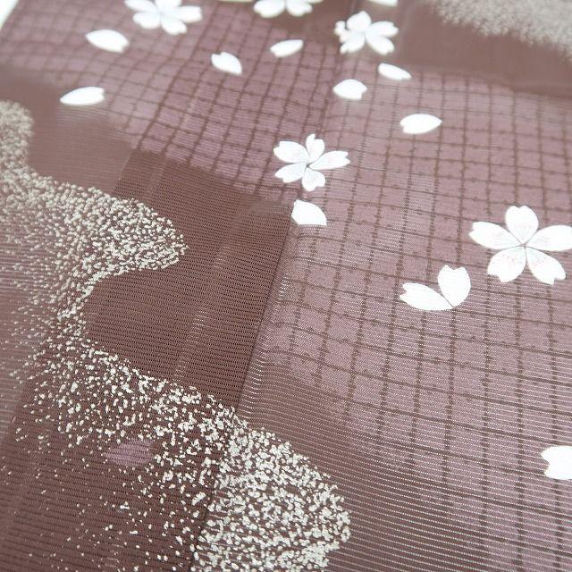 m1502＊洗える夏着物 絽 桜 童子 トールサイズ 訪問着 m1502＊洗える夏着物 絽 桜 童子 トールサイズ 訪問着 - メルカリ