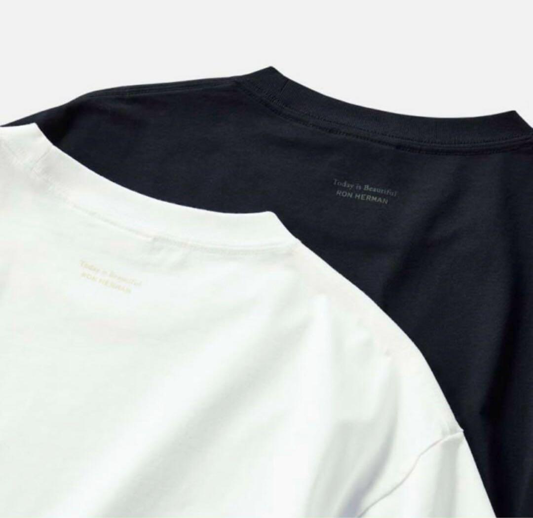 Ron Herman × UNIQLO Tシャツ 黒と白2枚セット L - メルカリ