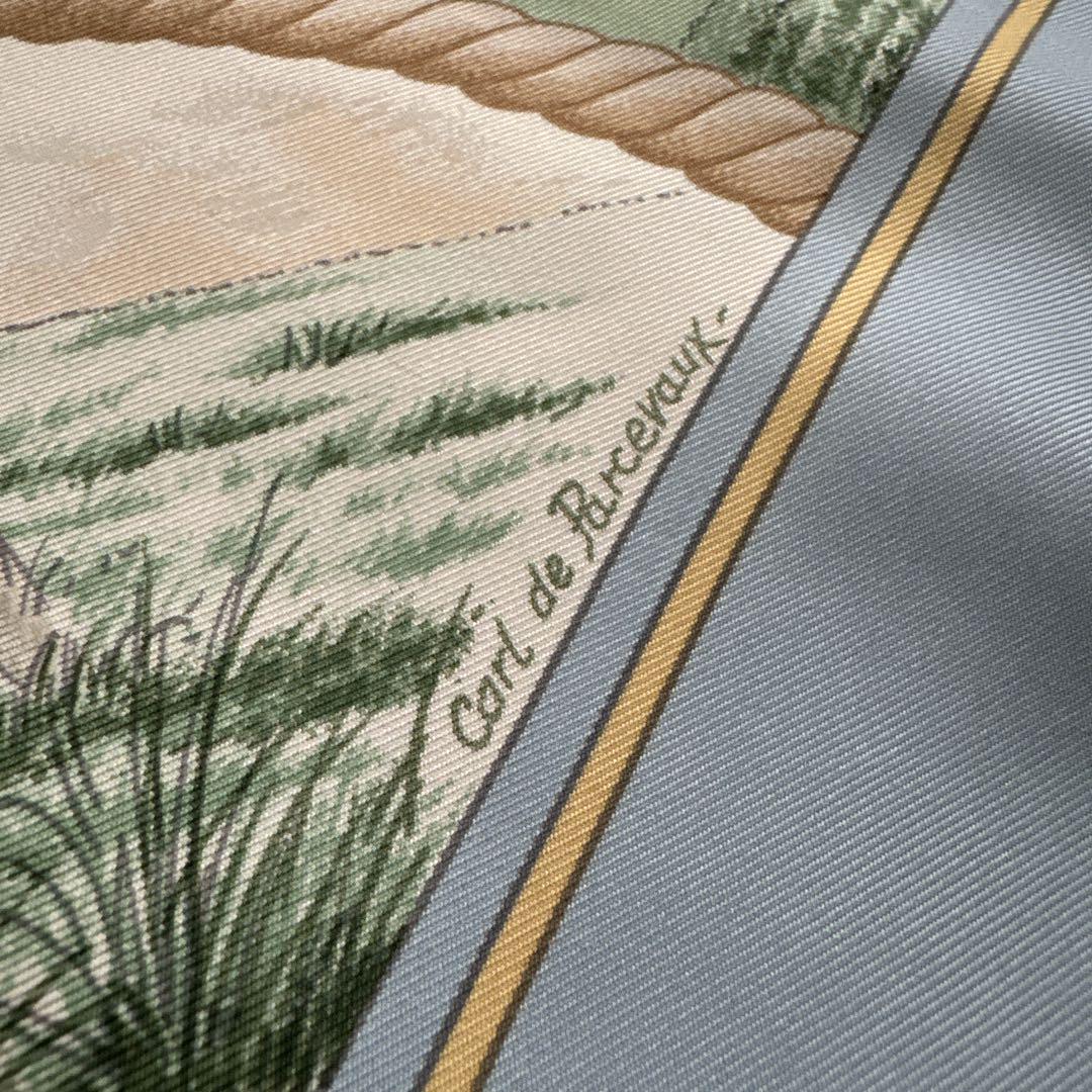 Hermes エルメス カレ90 オートゥイユの5月 シルクスカーフ