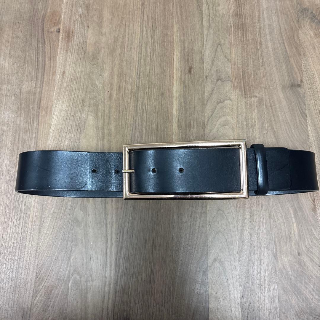 Jean Paul Gaultier ブラックレザーベルトJEAN PAUL GAULTIER