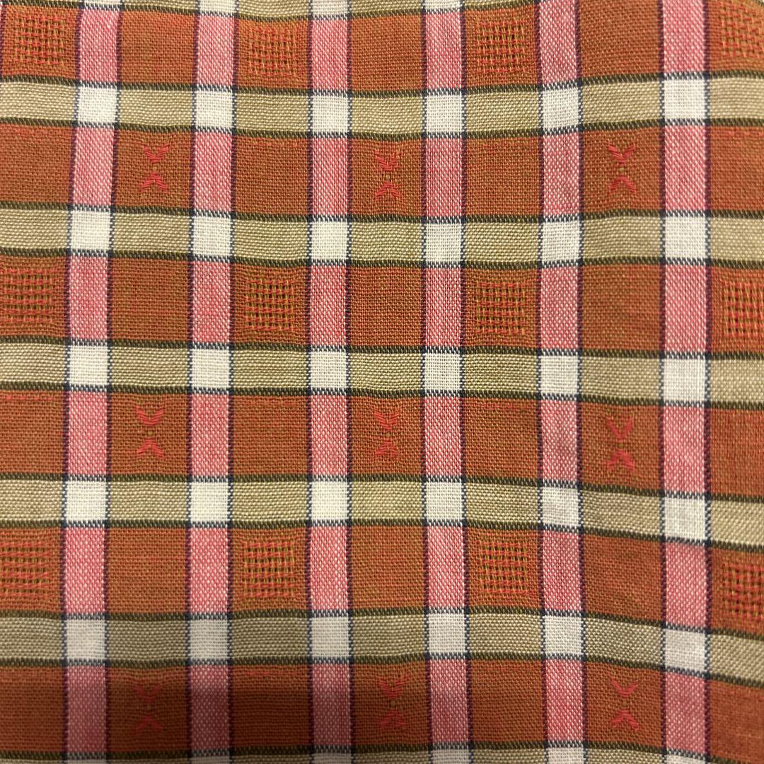 vintage 50s ピンクチェック ロカビリー シャツ vintage 古着