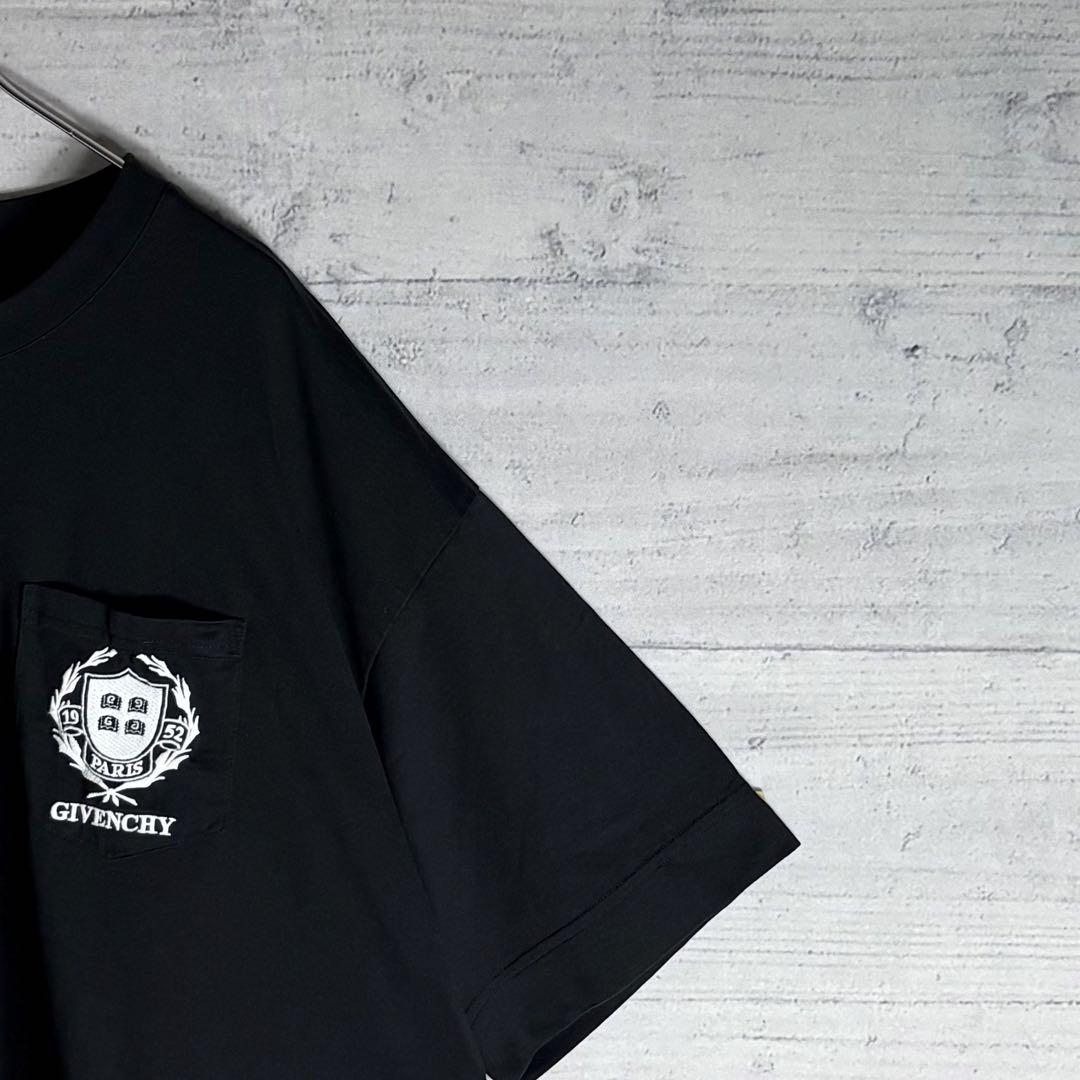 美品✨GIVENCHY CREST ロゴ刺繍4Gロゴ Tシャツ XL相当