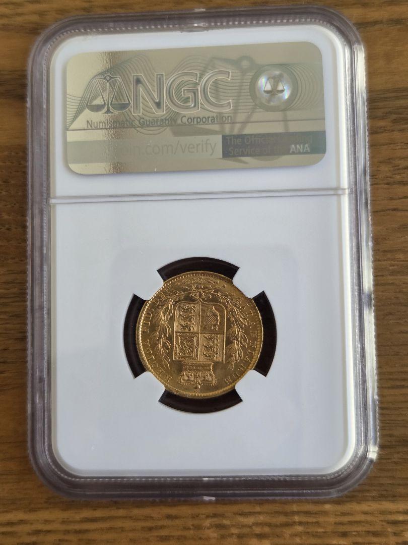 大英帝国　ヴィクトリア女王　1ソブリン金貨(シールドタイプ)　1871 大英帝国 ヴィクトリア女王 1ソブリン金貨(シールドタイプ) 1871