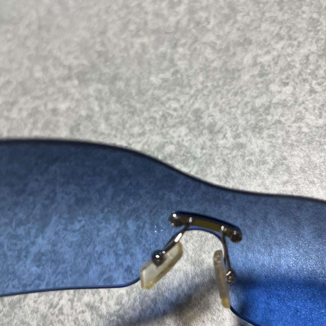 ロエベ LOEWE スポーツサングラス ブルー　サングラス