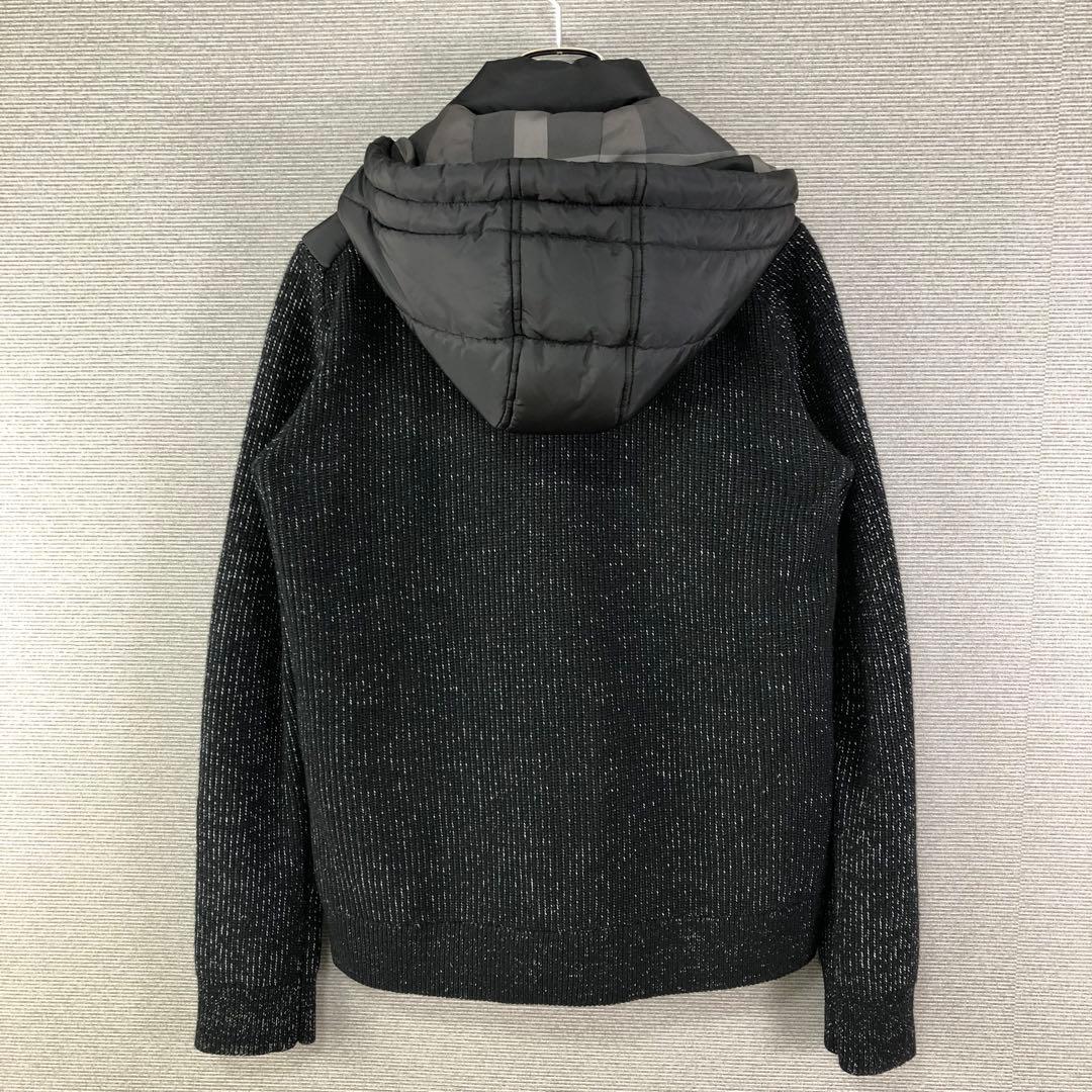 【美品】ブラックレーベルクレストブリッジ 中綿ダウンジャケット 切替 黒M 【美品】ブラックレーベルクレストブリッジ 中綿ダウンジャケット 切替 黒M