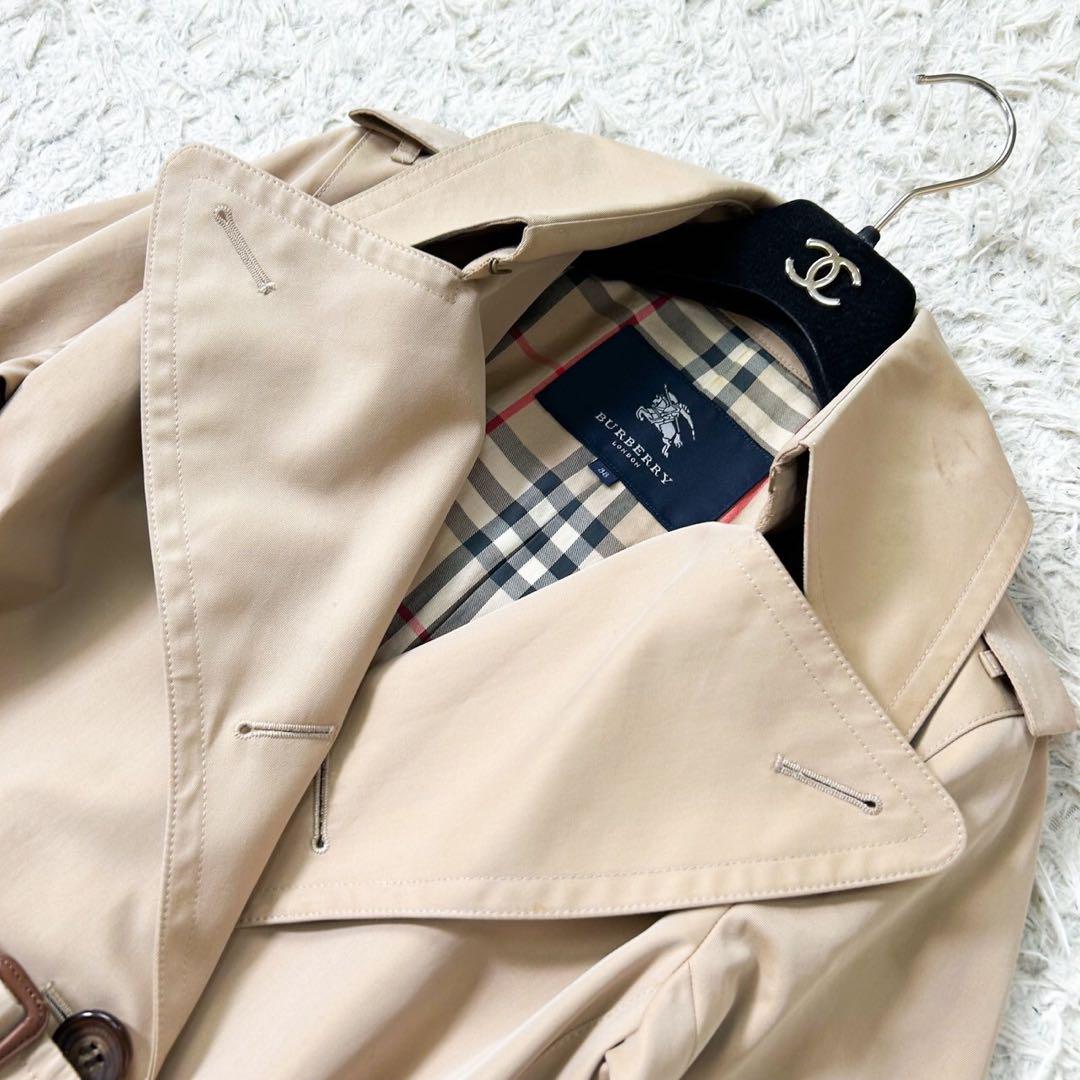 美品　BURBERRY LONDON トレンチコート　ハニーベージュ