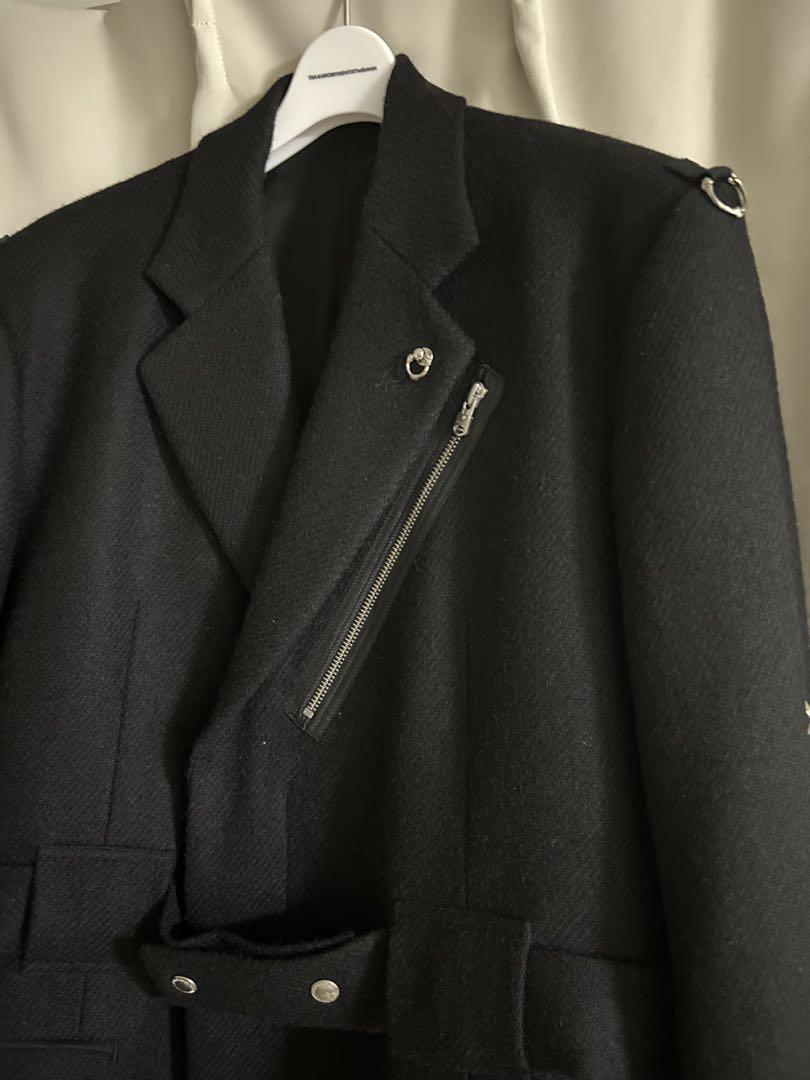 The Soloist 20AW ハリスツイード ウールコート 46
