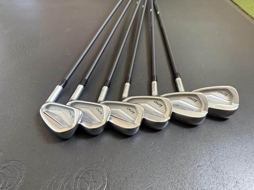 PING ピンi210パワースペック5〜w 6本 黒ドット　トラヴィル105S