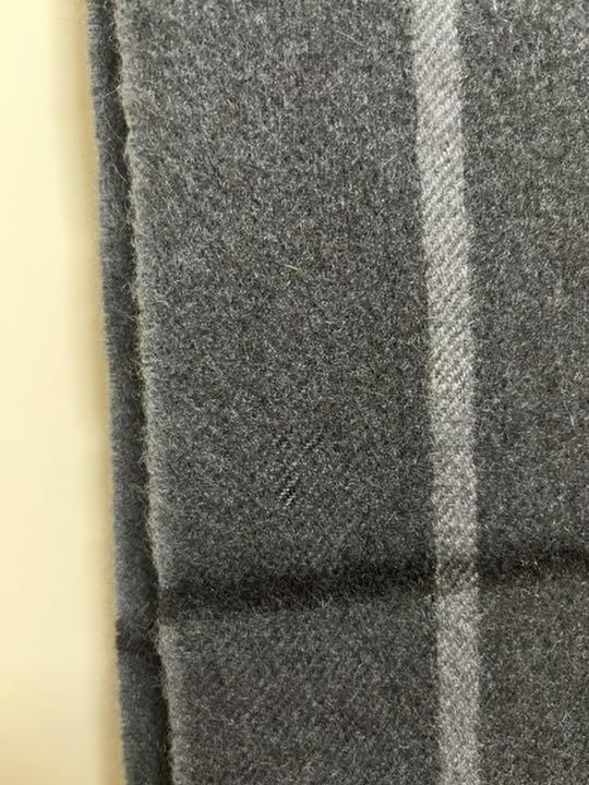 BURBERRY バーバリー マフラー カシミア100% チャコール 美品