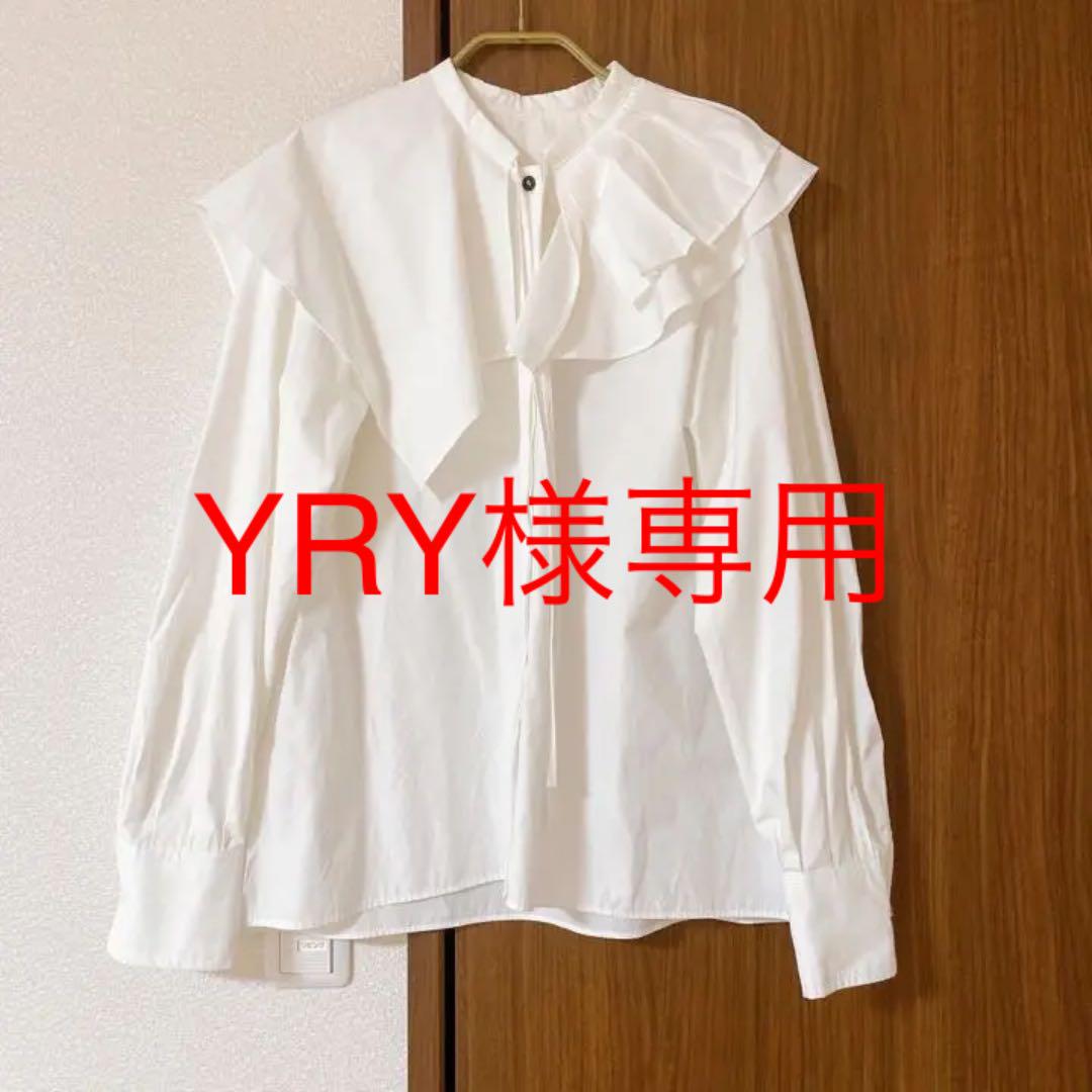 マチャット シャツ/ブラウス(七分/長袖) machatt machatt アシメカラーブラウス 再入荷分を購入 マチャット シャツ/ブラウス(七分/長袖) machatt machatt アシメカラーブラウス 再入荷分を購入