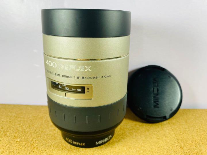 Minolta Reflex 400mm f8 美品レンズ