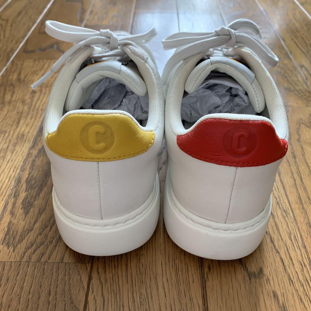 【美品】　カンペール　CAMPER TWINS レザー スニーカー 38