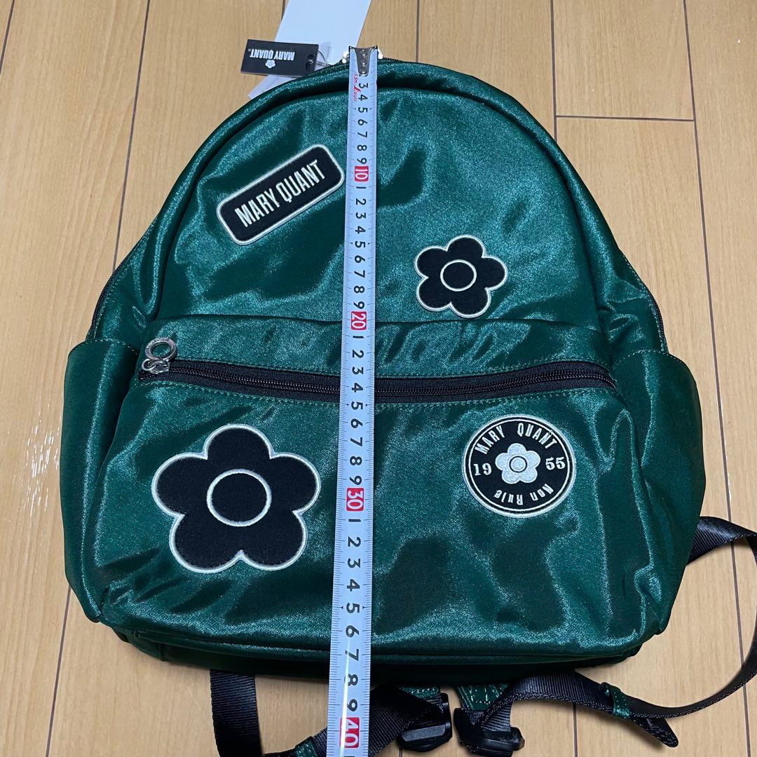 マリークヮント MARY QUANTワッペンポイント シャイニーリュック 新品 マリークヮント MARY QUANTワッペンポイント シャイニーリュック 新品