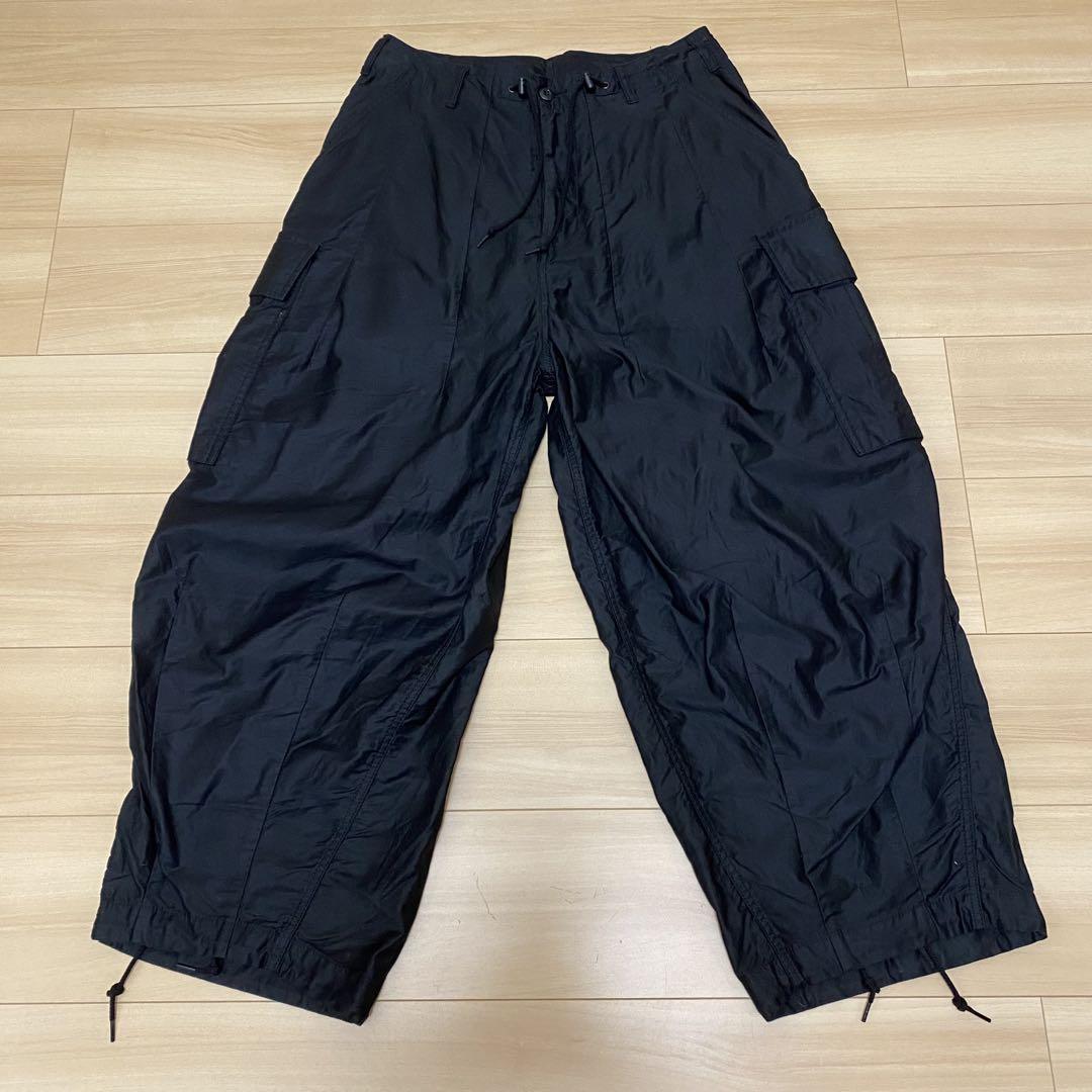 【美品】Needles H.D pants-BDU ネペンテスxs黒ワイドパンツ