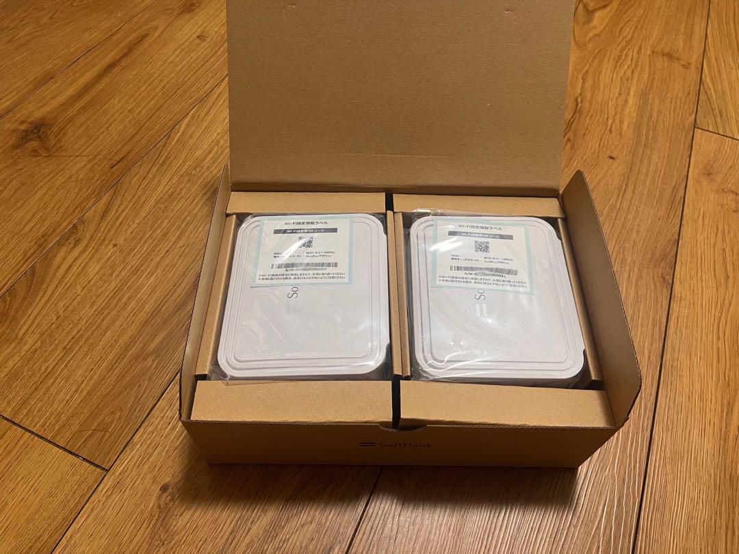 SoftBank 無線LAN中継機 2台セット　未使用
