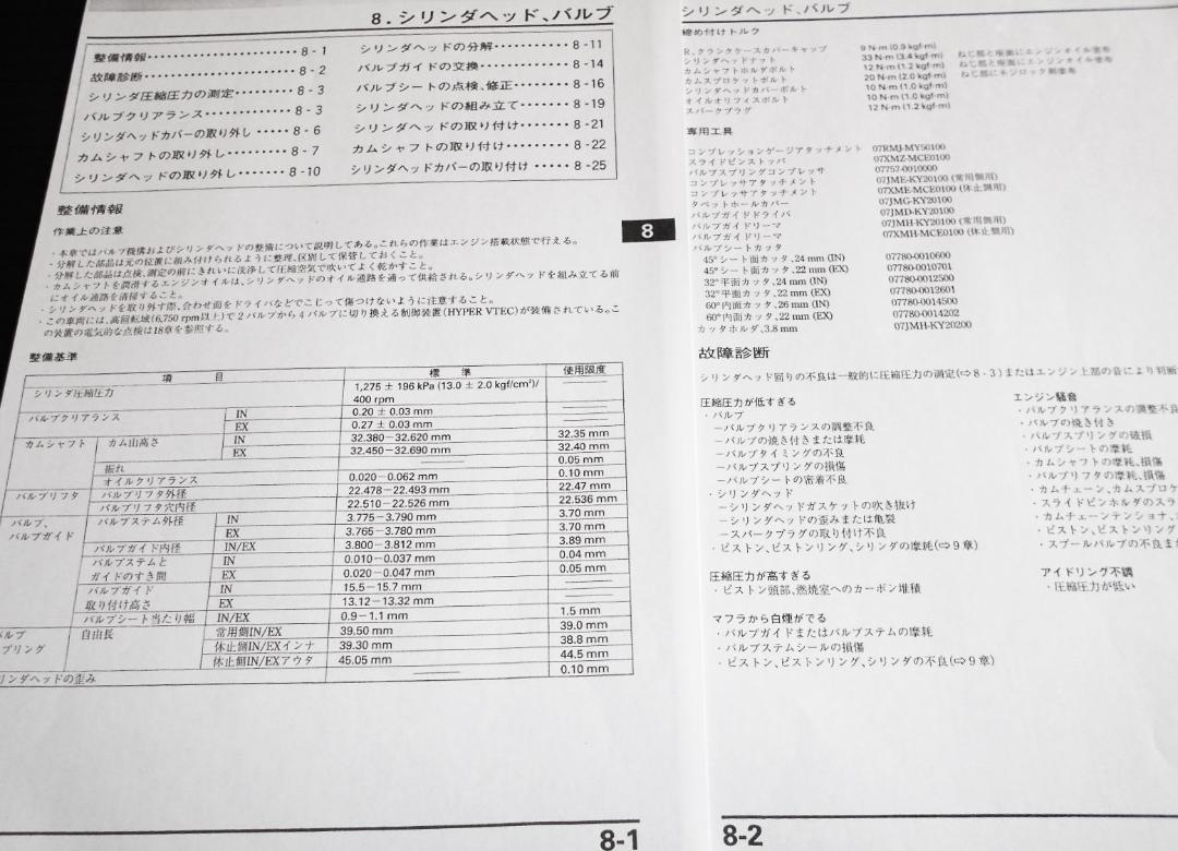 ホンダ　CB400SF/SB［NC39］ 純正サービスマニュアル 訳アリ