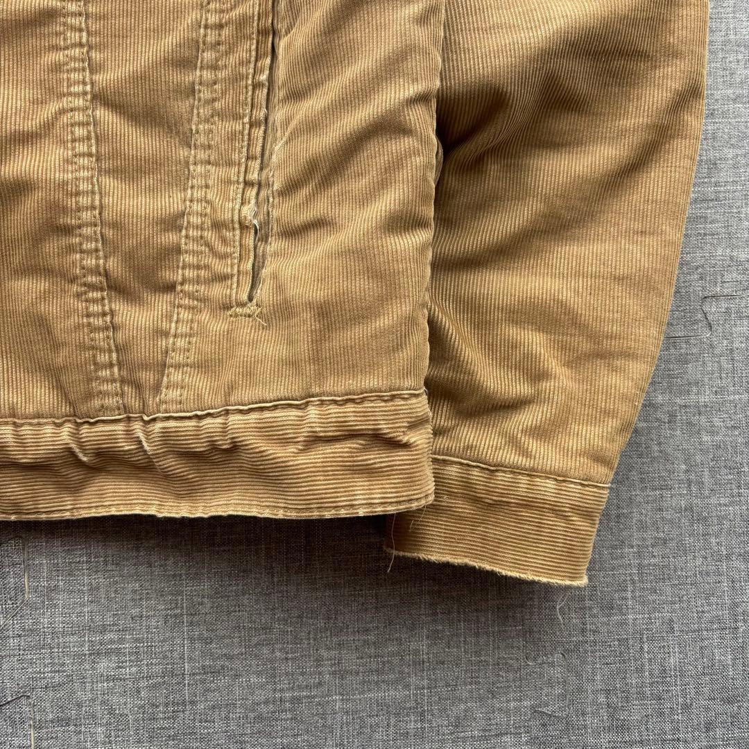 【70s】levisリーバイス コーデュロイボアジャケット ベージュ 40 【70s】levisリーバイス コーデュロイボアジャケット ベージュ 40
