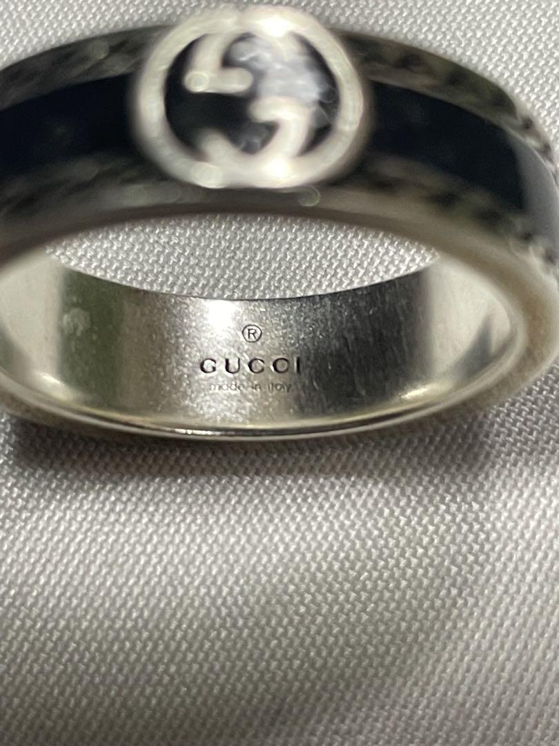 GUCCI リング グッチ シルバーリング インターロッキング