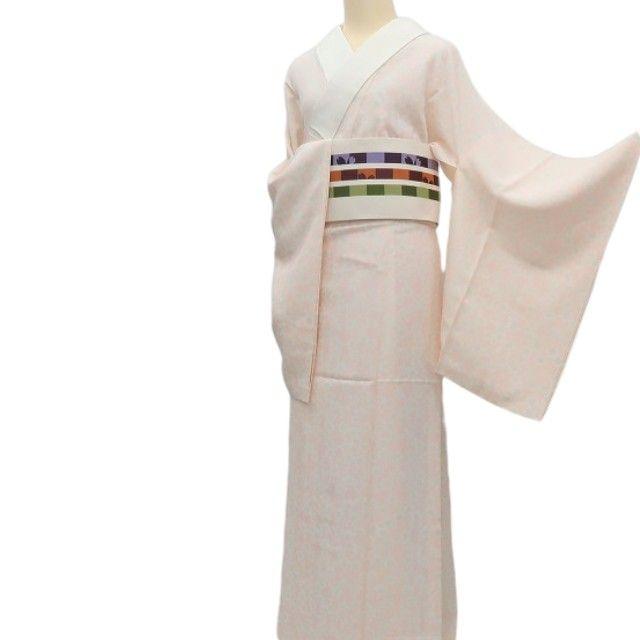 m665＊美品 正絹 梅 袖無双 手縫い仕立て 長襦袢
