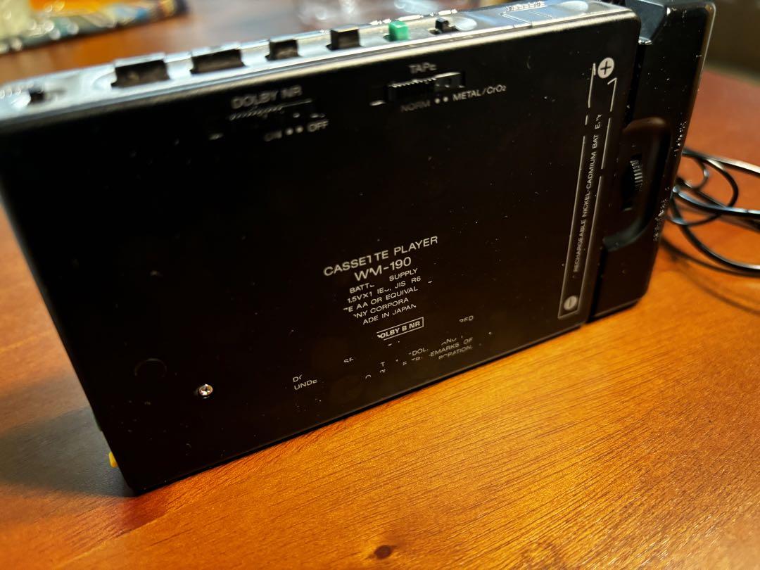 再入荷商品 SONY オートリバース カセットプレーヤー WM-190 ポータブルプレーヤー