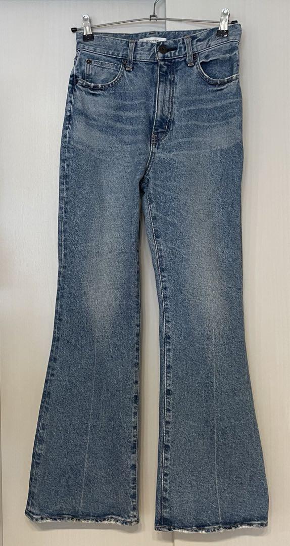 MOUSSY MVS FLARE デニム BLU 26インチ