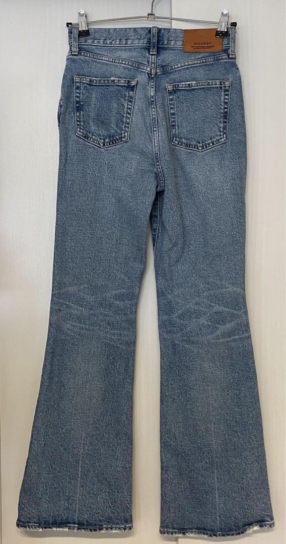 MOUSSY MVS FLARE デニム BLU 26インチ