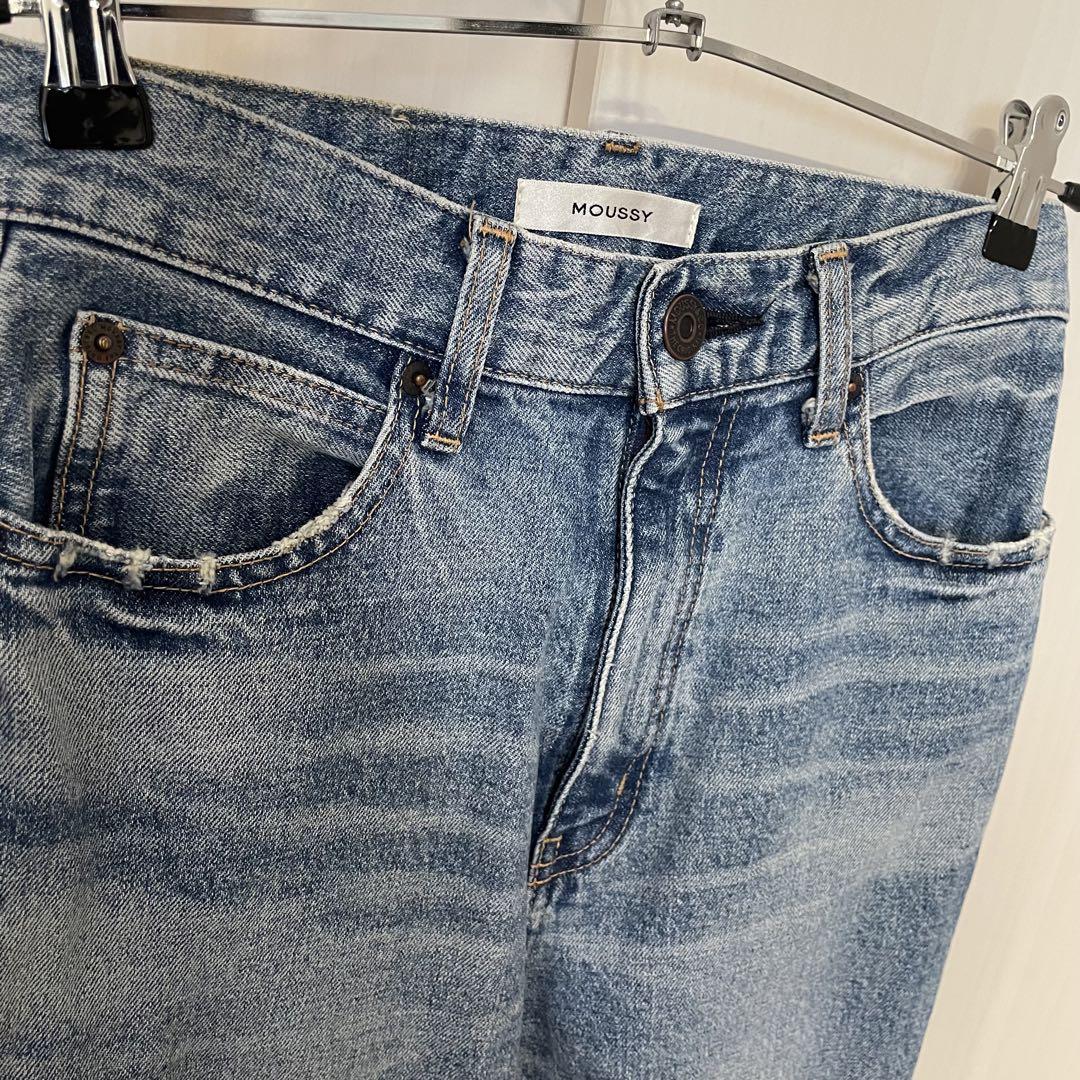 MOUSSY MVS FLARE デニム BLU 26インチ