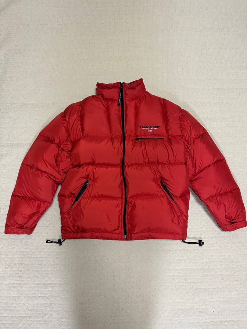 Ralph Lauren Polo Sport 赤 ジャケット 90年代 POLO SPORT ポロスポーツ Ralph Lauren ラルフローレン ワン