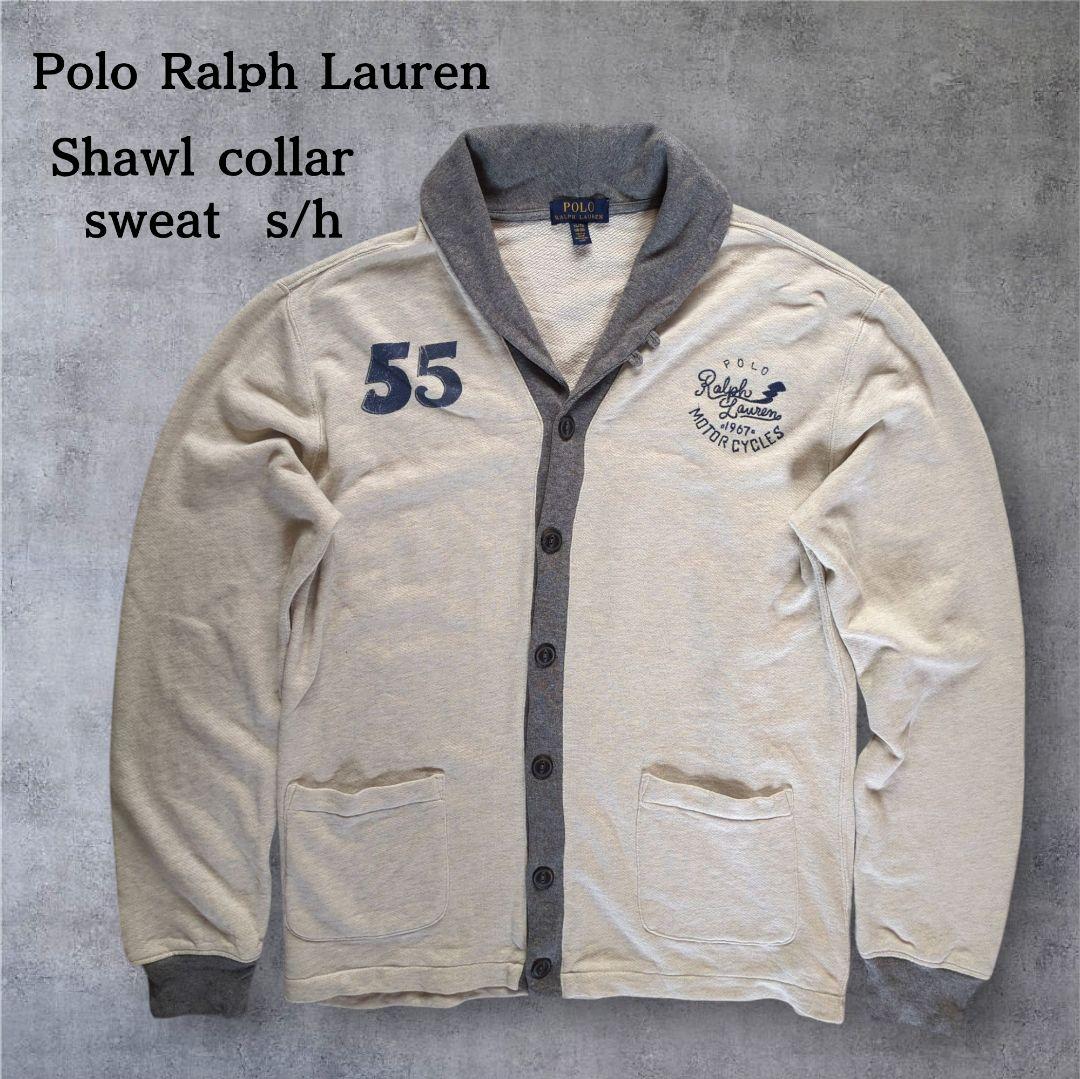 Polo Ralph Lauren ショールカラースウェットカーディガン美品古着