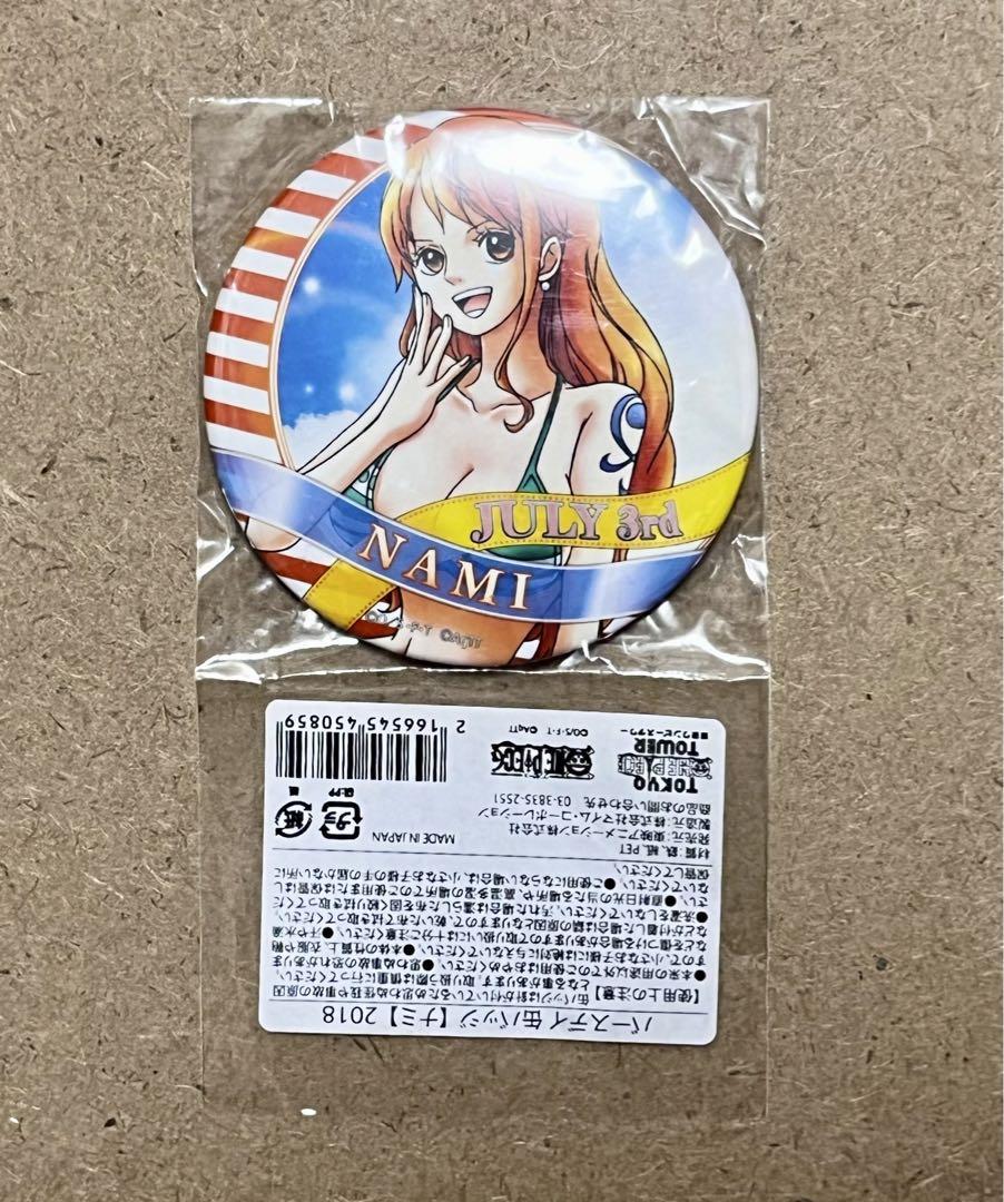 ONE PIECE ワンピースタワー バースデイ バースデー 缶バッジ ナミ