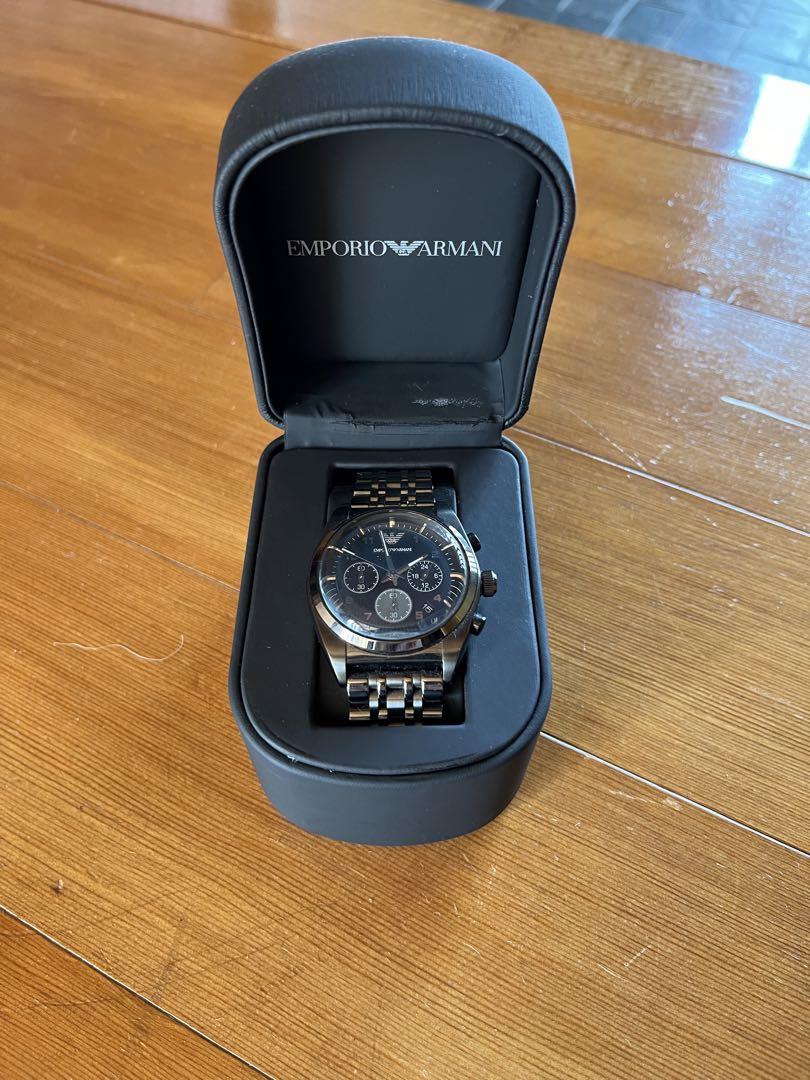 EMPORIO ARMANI アナログ腕時計 ブラック