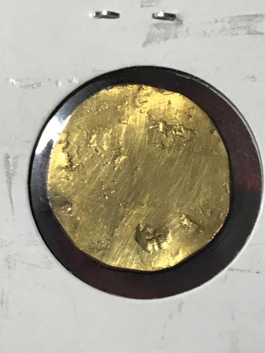 Yahoo!オークション - 甲州金二分金 目方約2.8g 山下古銭古金