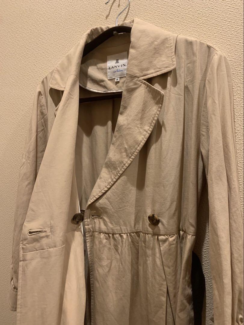 LANVIN en Bleu ランバン オン ブルー リネン混テーラードコート