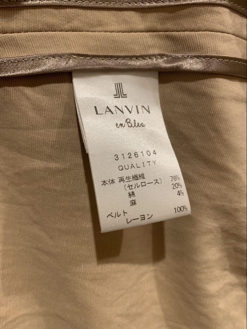 LANVIN en Bleu ランバン オン ブルー リネン混テーラードコート