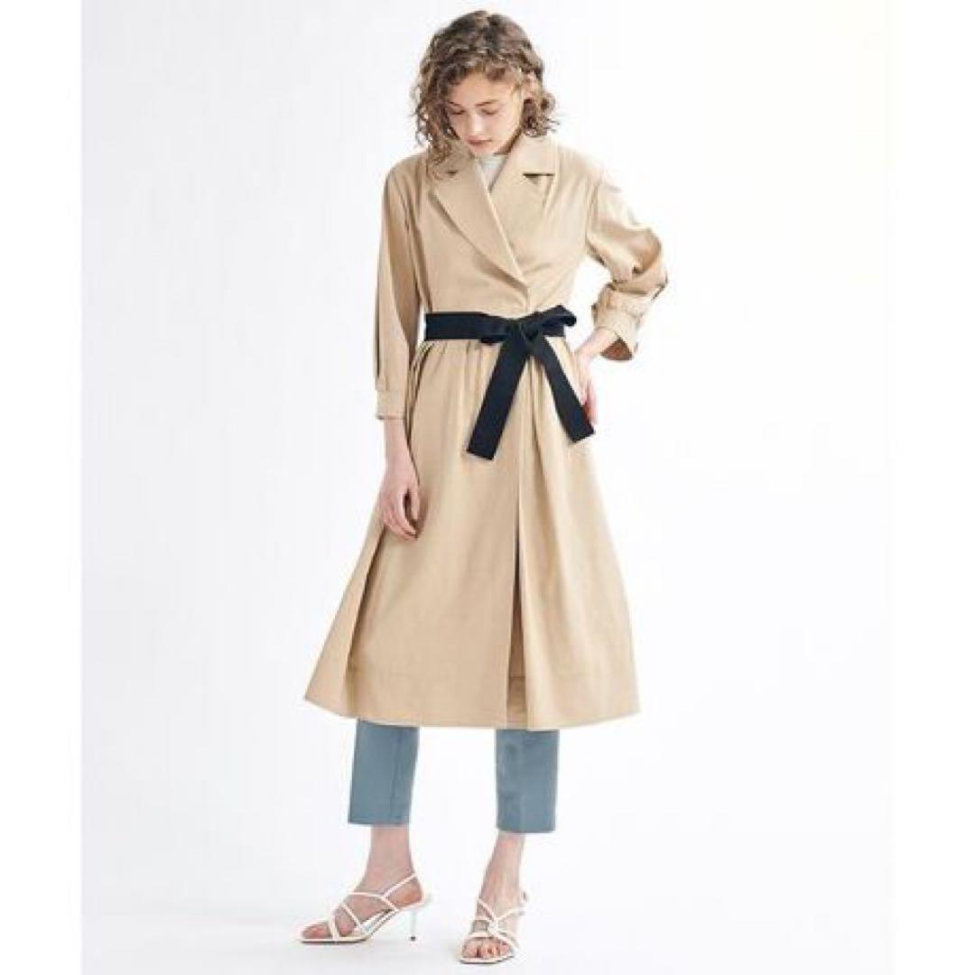 LANVIN en Bleu ランバン オン ブルー リネン混テーラードコート