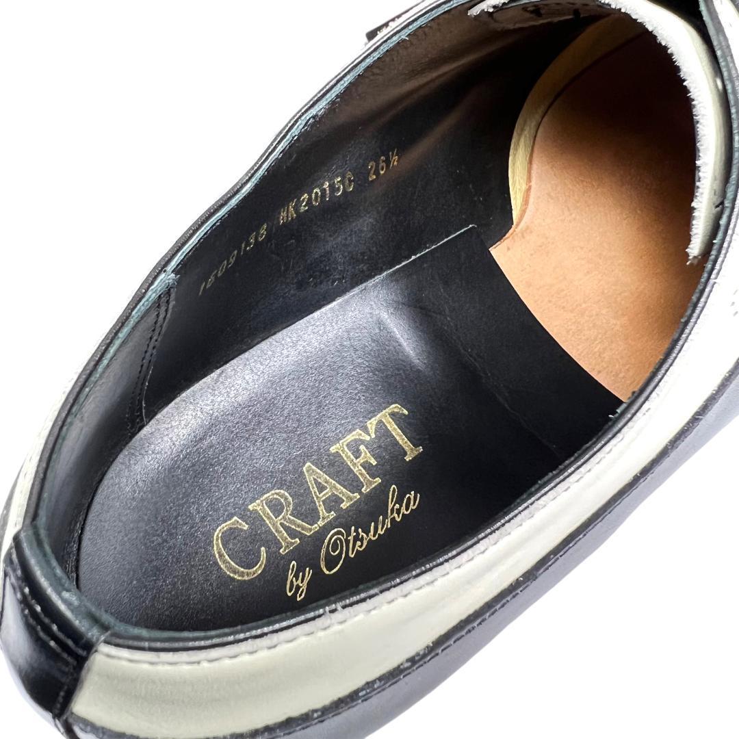 限定◆CRAFTbyOTSUKA大塚製靴 革靴261/2 26.5cm音符　黒白 限定◇CRAFTbyOTSUKA大塚製靴 革靴261/2 26.5cm音符 黒白 - メルカリ