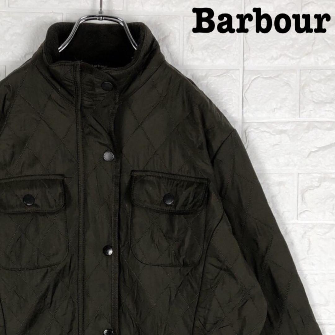 フリース裏地★ バブアー Barbour キルティングジャケット ブルゾン 英国