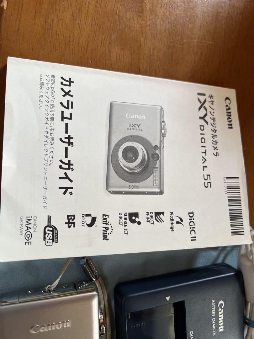 Canon IXY DIGITAL55 本体と付属品 コンパクトデジタルカメラ】デジタルカメラIXY DIGITAL 55機種仕様