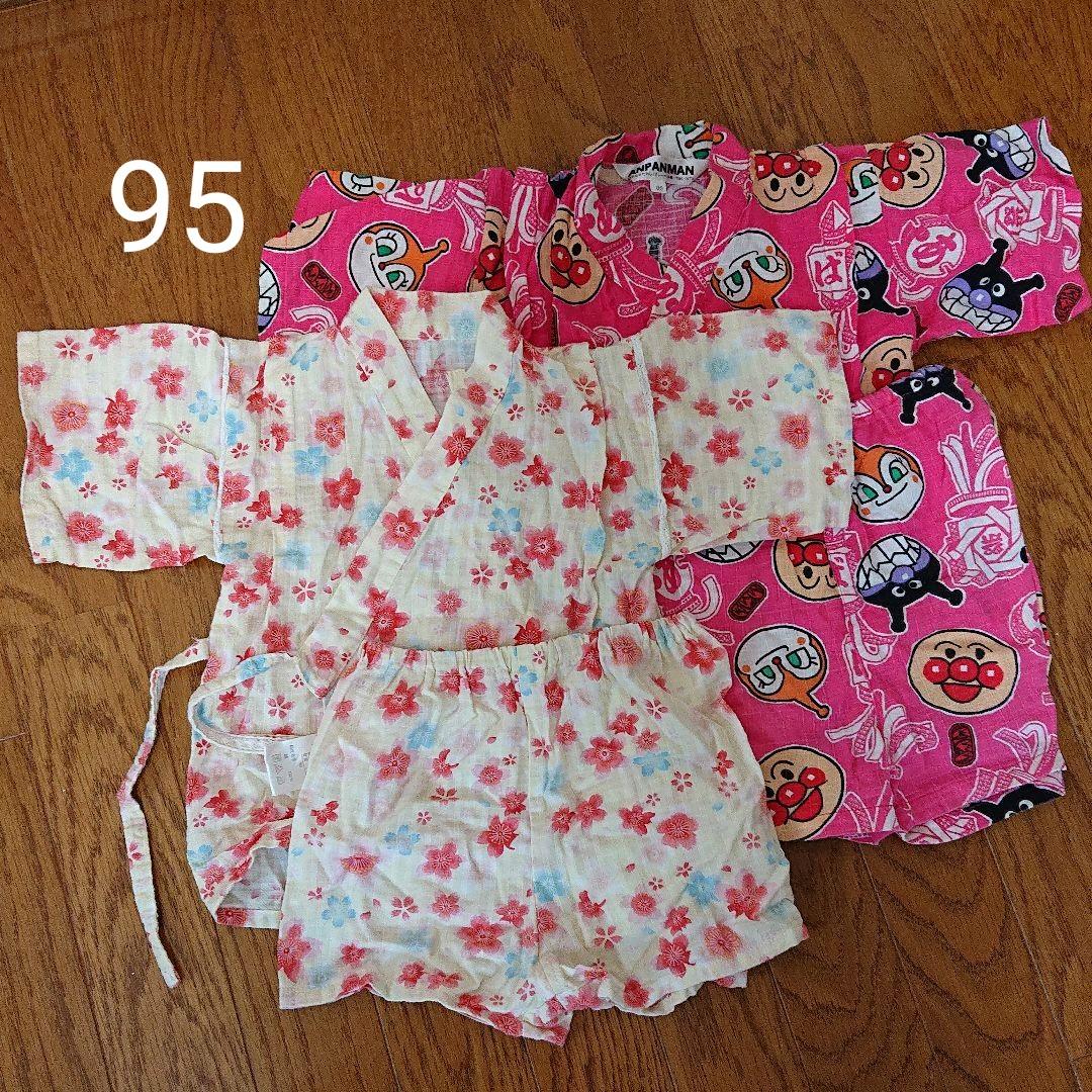 甚平 女の子 アンパンマン/花柄 2組セット 95cm 綿100% 夏祭り - メルカリ 甚平 女の子 アンパンマン/花柄 2組セット 95cm 綿100% 夏祭り - メルカリ
