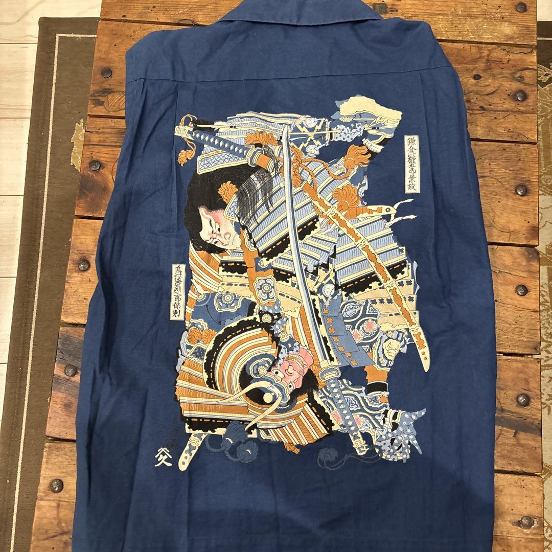 【希少品】No.SS37652 SUN SURF × 北齋 武者絵 アロハシャツ