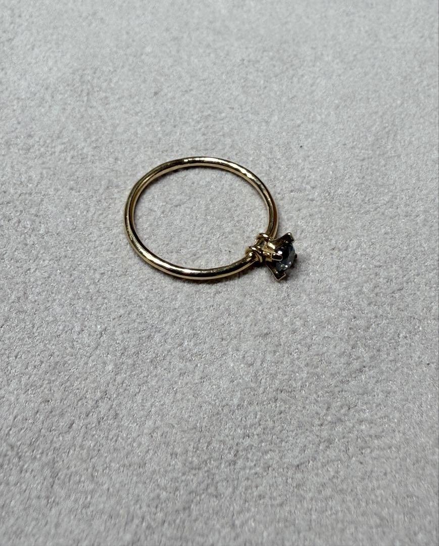 e.m. グレーダイヤ　リング