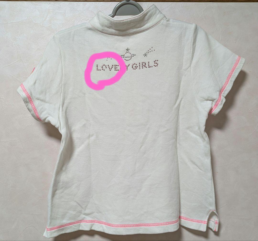 新入荷 d*0様 mezzo piano（ラブちゃん） フロントジッパー 半袖Tシャツ トップス