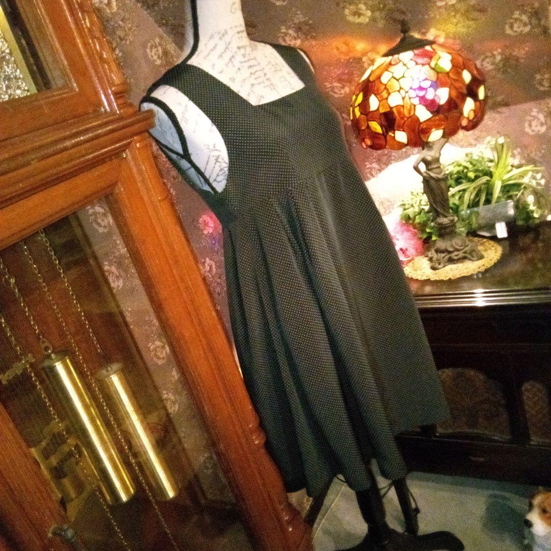 betty's blue  ベティーズ　ブルー ワンピース BETTY'S BLUE ベティーズブルー 変則ストライプ ワンピース 裾