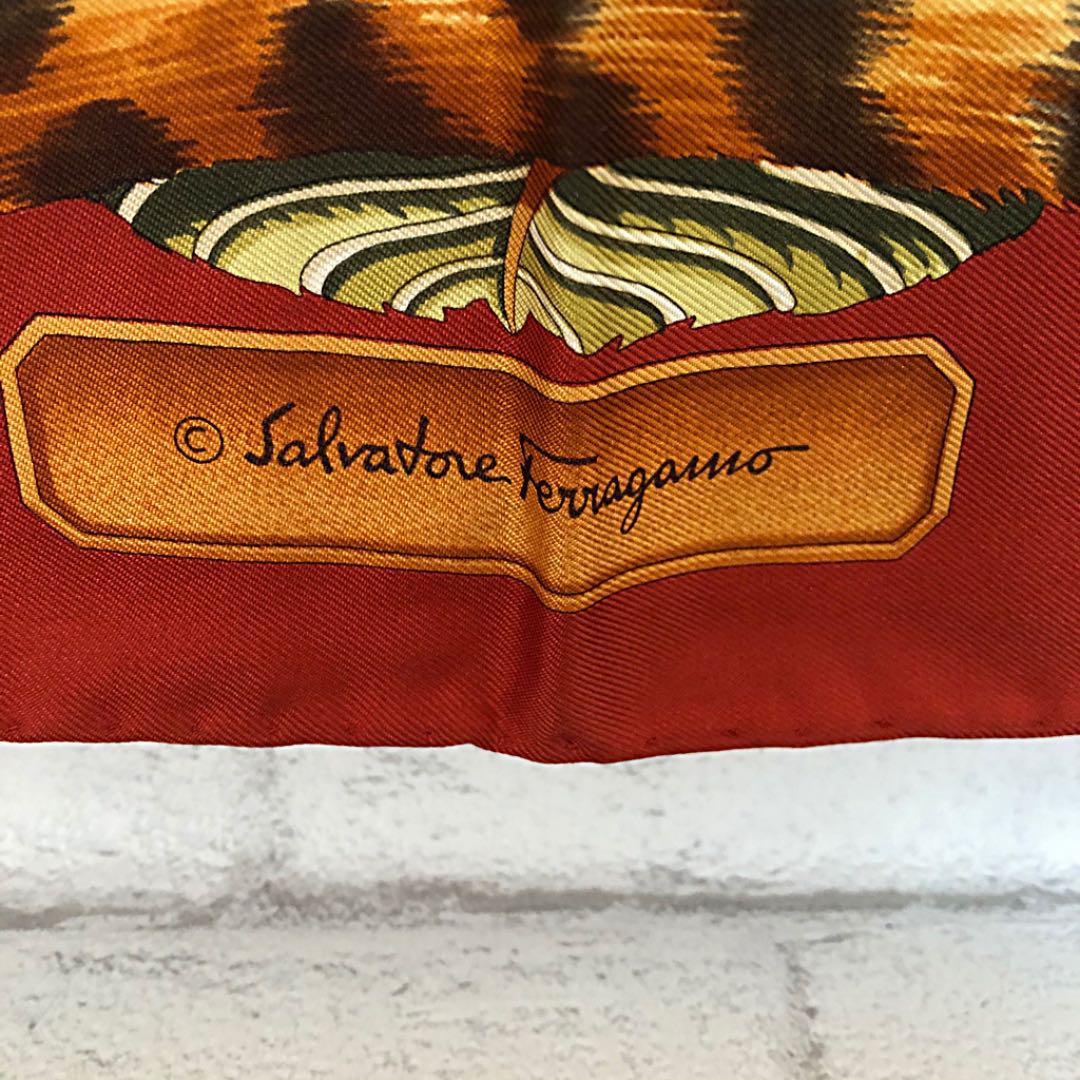 Salvatore スカーフ 未使用 pgMT3-m96645345423 Ferragamo フェラガモ 在庫特価