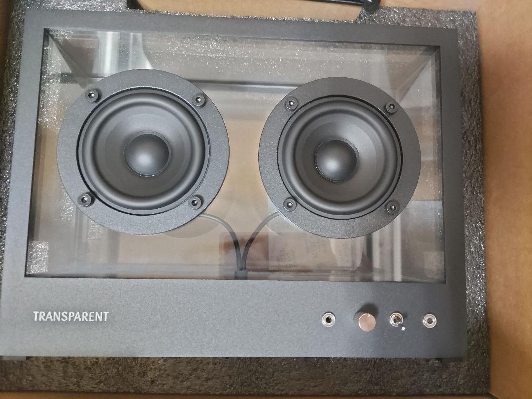 TRANSPARENT | SMALL TRANSPARENT SPEAKER (white)｜スモール
