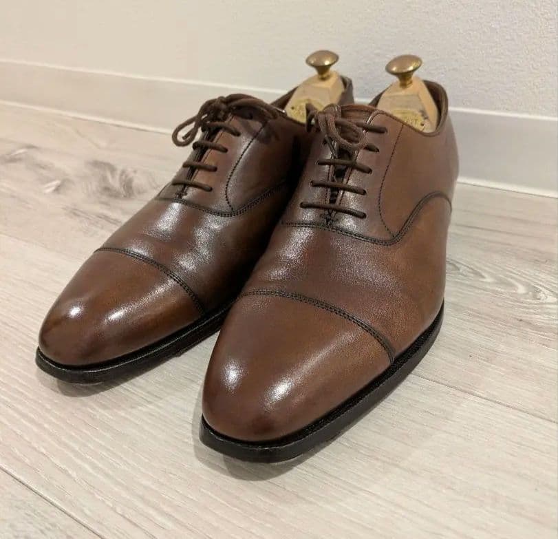 Crockett&Jones AUDLEY UK7.5 ブラウン26cm・CROCKETT&JONES