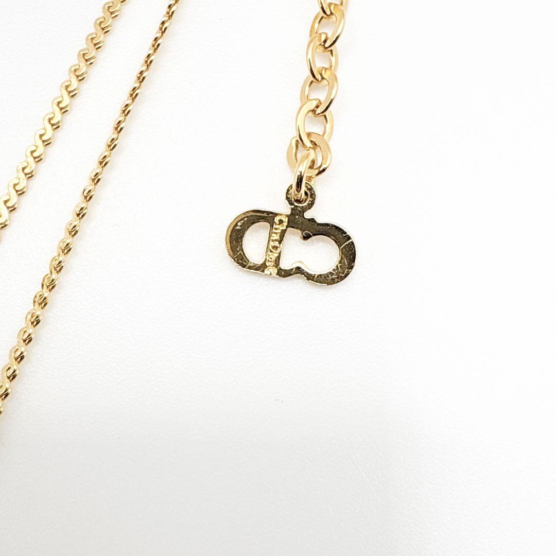 2625-2　極美品✨Dior　ネックレス　CD ロゴ　希少　ゴールド　50cm 2625-2 極美品✨Dior ネックレス CD ロゴ 希少 ゴールド 50cm