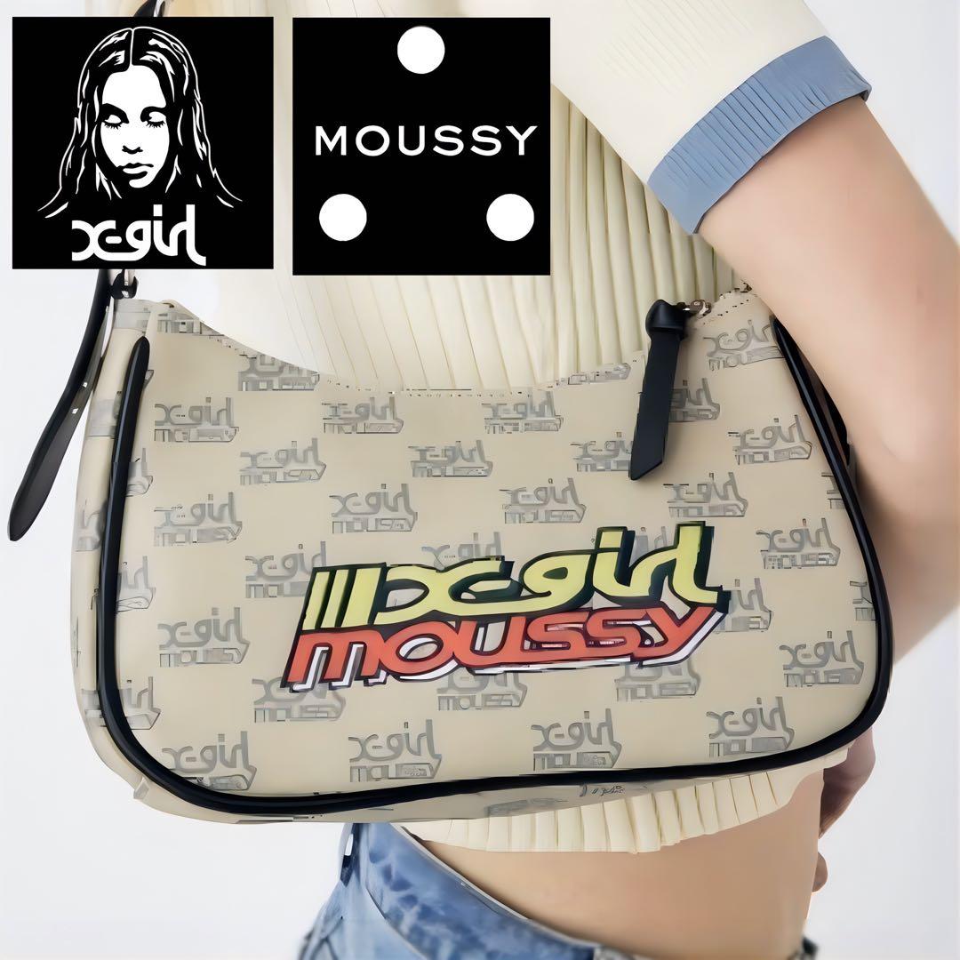未使用✨レア✨X-girl× MOUSSY✨コラボ✨ショルダーバッグ✨肩がけ✨